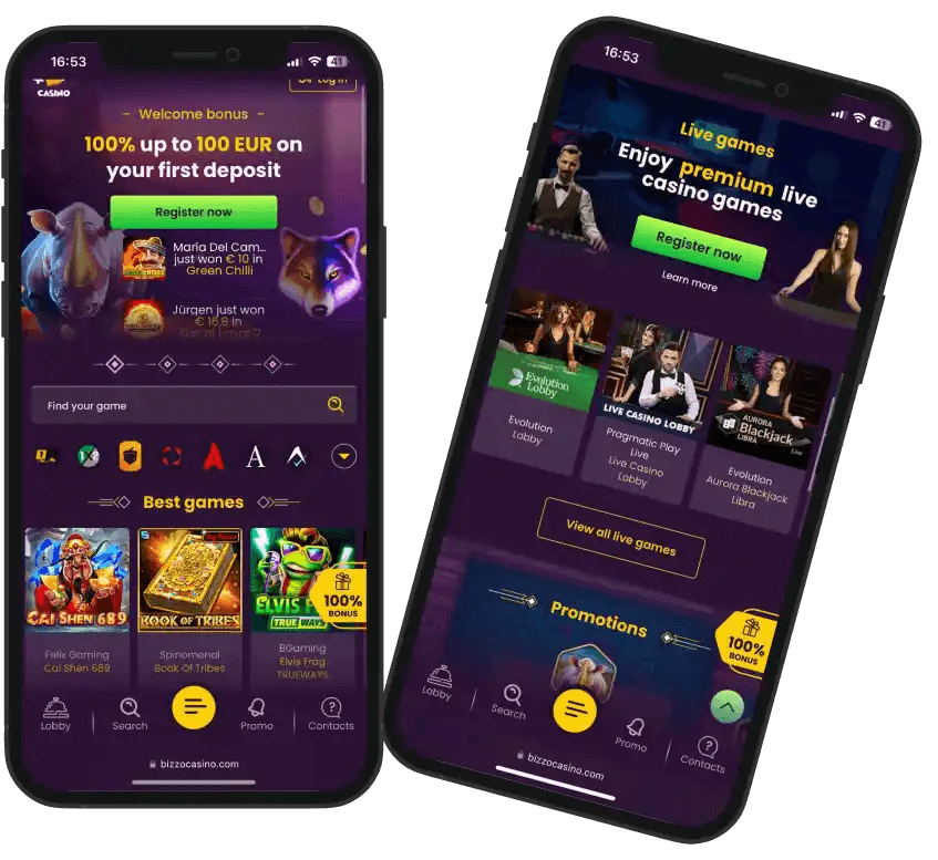 Bizzo Casino Download Mobiele App